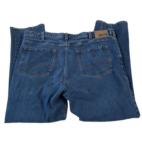 Duluth Trading Flex Weekender Jeans Mens Size 42x32 Style & Comfort Denim - Picture 5 of 7